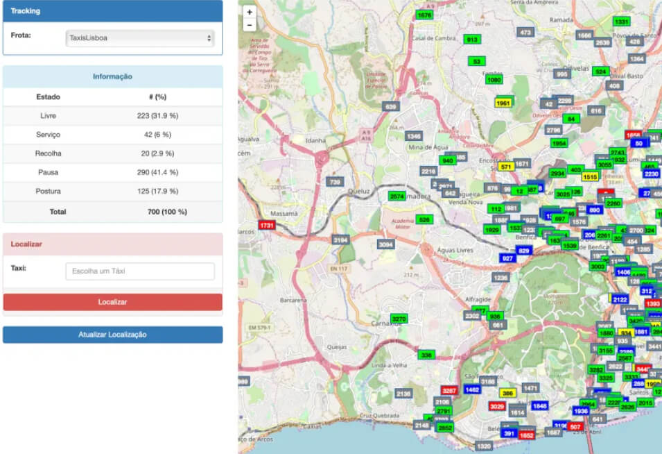 Em Lisboa, já são mais de 700 os táxis Taxi-Link